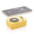 Mini Vintage 3W wireless speaker, yellow
