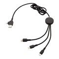 Light up logo 6-in-1 cable, black