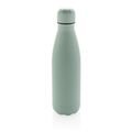 Solid color vacuum stainless steel bottle, green