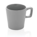 Ceramic modern coffee mug, grey