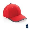 Impact AWARE™ Brushed rcotton 6 panel contrast cap 280gr, re