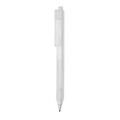 X9 frosted pen with silicon grip, white