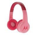 Motorola JR 300 kids wireless safety headphone, pink