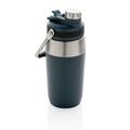 Vacuum stainless steel dual function lid bottle 500ml, navy