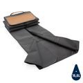 Impact AWARE™ RPET picnic blanket with PU cover, anthracite