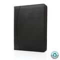 RCS rPU deluxe tech portfolio with zipper, black