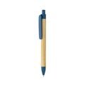 Write responsible recycled paper barrel pen, blue