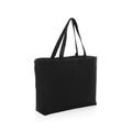 Impact AWARE™ 285 gsm rcanvas large cooler tote undyed, black
