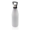 RCS Recycled stainless steel large vacuum bottle 1.5L, white