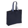 Impact AWARE™ recycled canvas large tote 240 gsm undyed, navy