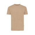 Iqoniq Manuel recycled cotton t-shirt undyed, brown