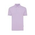 Iqoniq Yosemite recycled cotton pique polo, lavender
