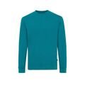 Iqoniq Zion recycled cotton crew neck, verdigris