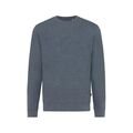 Iqoniq Denali recycled cotton crew neck undyed, navy