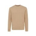 Iqoniq Denali recycled cotton crew neck undyed, brown