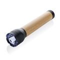 Lucid 5W RCS certified recycled plastic &amp; bamboo torch, black