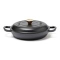 VINGA Monte enameled cast iron sauté pan, black