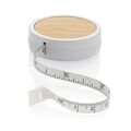 RCS recycled plastic &amp; bamboo tailor tape, white