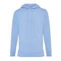 Iqoniq Jasper recycled cotton hoodie, sky blue