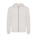 Iqoniq Abisko recycled cotton zip through hoodie, natural raw