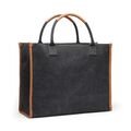 VINGA Bosler RCS recycled canvas office tote, black