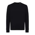 Iqoniq Etosha lightweight recycled cotton crew neck, black