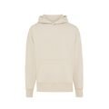 Iqoniq Yoho recycled cotton relaxed hoodie, natural raw
