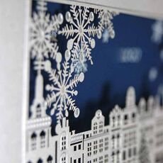 Kalėdinis atvirukas FS732s