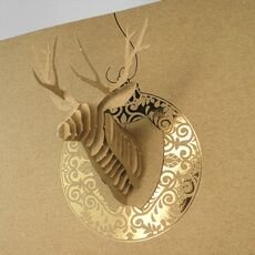 Kalėdinis atvirukas FS840-P