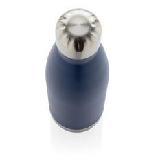 Vacuum insulated stainless steel bottle, blue