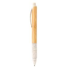 Bamboo &amp; wheatstraw pen, white