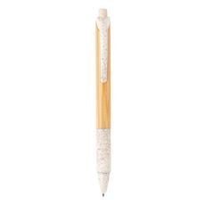 Bamboo &amp; wheatstraw pen, white