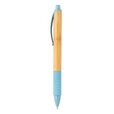 Bamboo &amp; wheatstraw pen, blue