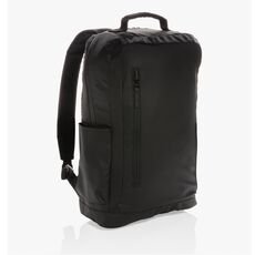 Fashion black 15.6&quot; laptop backpack PVC free, black
