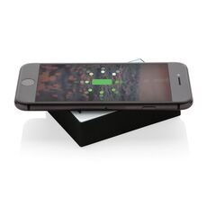 Tempered glass 5000 mAh wireless powerbank, black