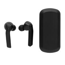 Free Flow TWS earbuds in charging case, black