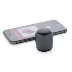 Mini aluminum wireless speaker, anthracite