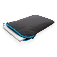 Lightweight 15.4&quot; laptop sleeve PVC free, black