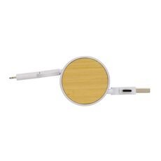 Ontario 6-in-1 retractable cable, white