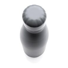 Solid color vacuum stainless steel bottle, grey