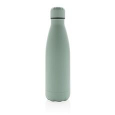 Solid color vacuum stainless steel bottle, green