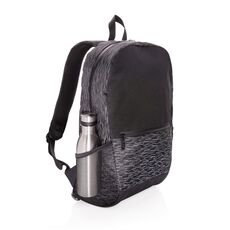 AWARE™ RPET Reflective laptop backpack, black
