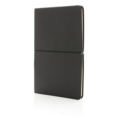 Modern deluxe softcover A5 notebook, black