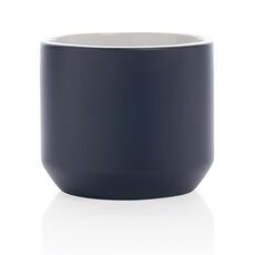 Ceramic modern mug, navy