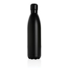Solid color vacuum stainless steel bottle 750ml, black
