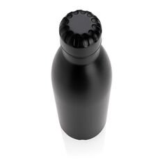 Solid color vacuum stainless steel bottle 750ml, black
