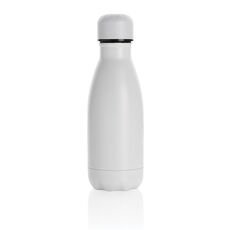 Solid color vacuum stainless steel bottle 260ml, white