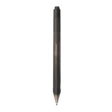 X9 frosted pen with silicon grip, black