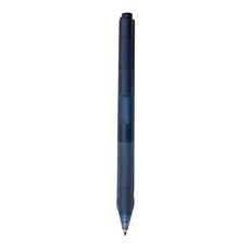 X9 frosted pen with silicon grip, navy