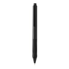 X9 solid pen with silicon grip, black
